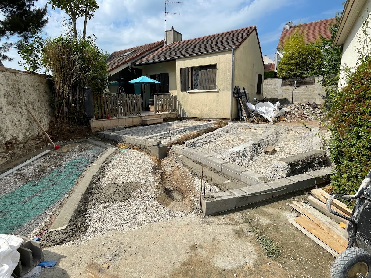 Image du chantier : Coulage d'une dalle en béton -chantier Nathalie - 2