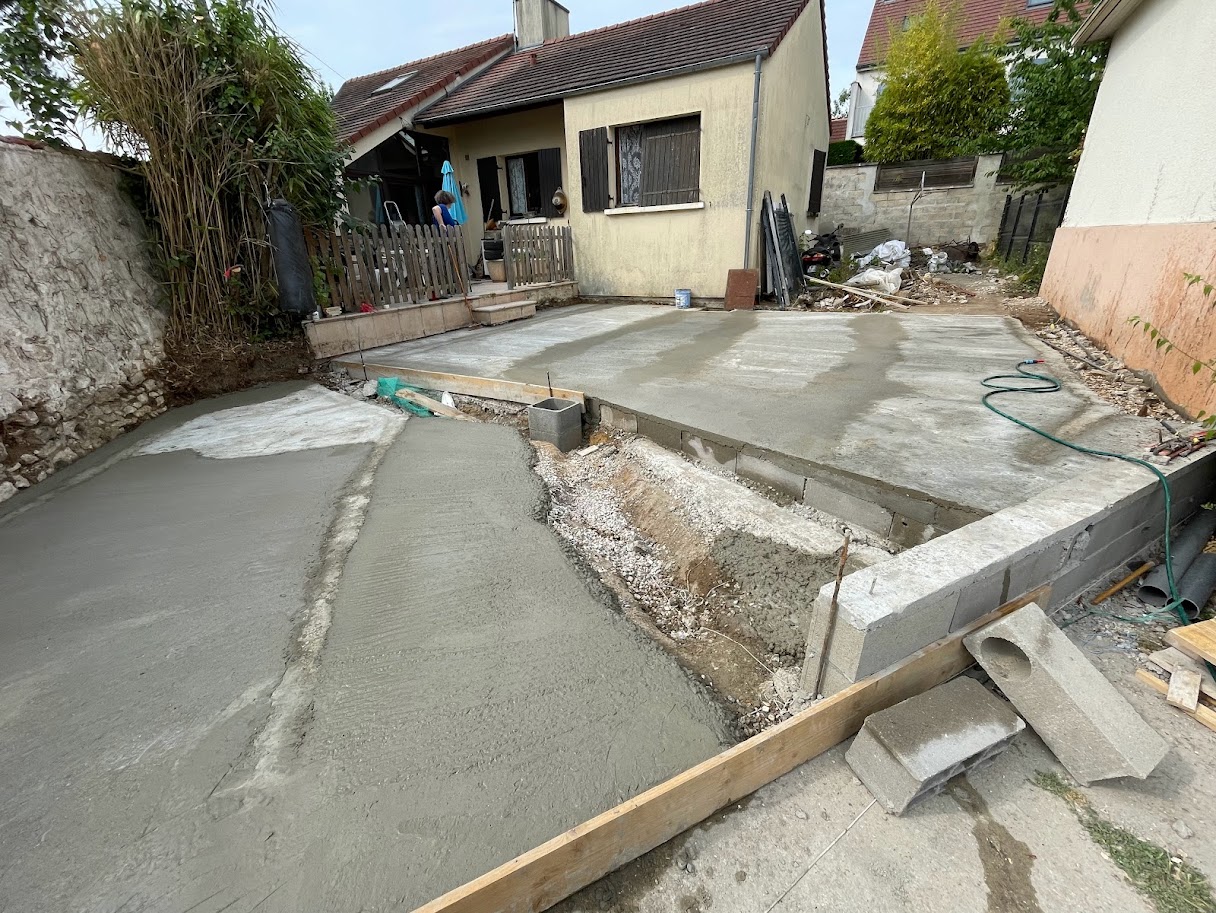 Image du chantier : Coulage d'une dalle en béton -chantier Nathalie - 3