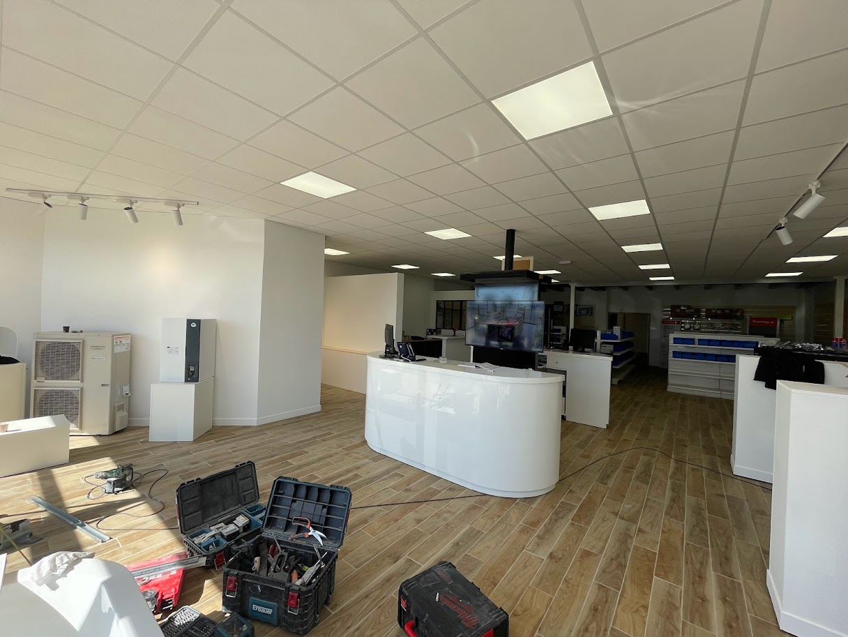 Image du chantier Aménagement d'un magasin Yess Plomberie à Coignières